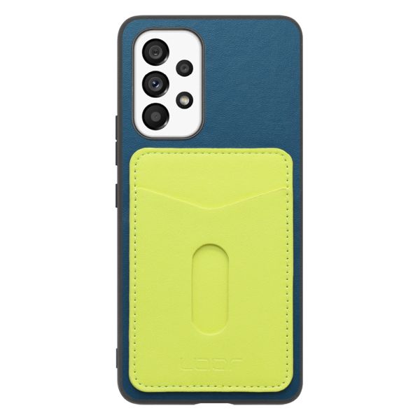 [ LOOF PASS-SHELL スライド] Galaxy A53 5G SC-53C / SCG15 a535g スマホケース 背面 ケース カバー ハードケース カード収納 カードホルダー ストラップホール [ Galaxy A53 5G ]