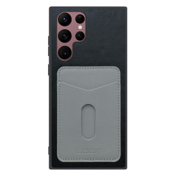 [ LOOF PASS-SHELL スライド] Galaxy S22 Ultra SC-52C / SCG14 s22ultra スマホケース 背面 ケース カバー ハードケース カード収納 カードホルダー ストラップホール [ Galaxy S22 Ultra ]