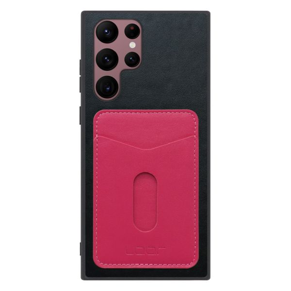 [ LOOF PASS-SHELL スライド] Galaxy S22 Ultra SC-52C / SCG14 s22ultra スマホケース 背面 ケース カバー ハードケース カード収納 カードホルダー ストラップホール [ Galaxy S22 Ultra ]