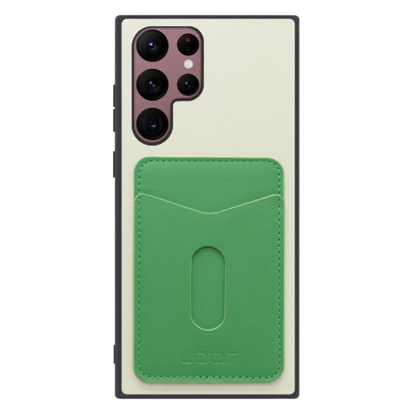 [ LOOF PASS-SHELL スライド] Galaxy S22 Ultra SC-52C / SCG14 s22ultra スマホケース 背面 ケース カバー ハードケース カード収納 カードホルダー ストラップホール [ Galaxy S22 Ultra ]