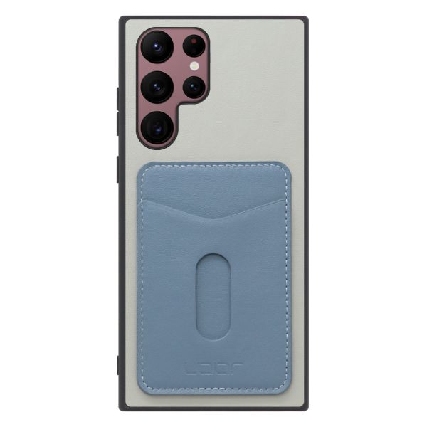 [ LOOF PASS-SHELL スライド] Galaxy S22 Ultra SC-52C / SCG14 s22ultra スマホケース 背面 ケース カバー ハードケース カード収納 カードホルダー ストラップホール [ Galaxy S22 Ultra ]