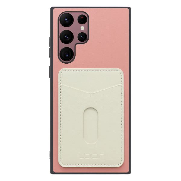[ LOOF PASS-SHELL スライド] Galaxy S22 Ultra SC-52C / SCG14 s22ultra スマホケース 背面 ケース カバー ハードケース カード収納 カードホルダー ストラップホール [ Galaxy S22 Ultra ]