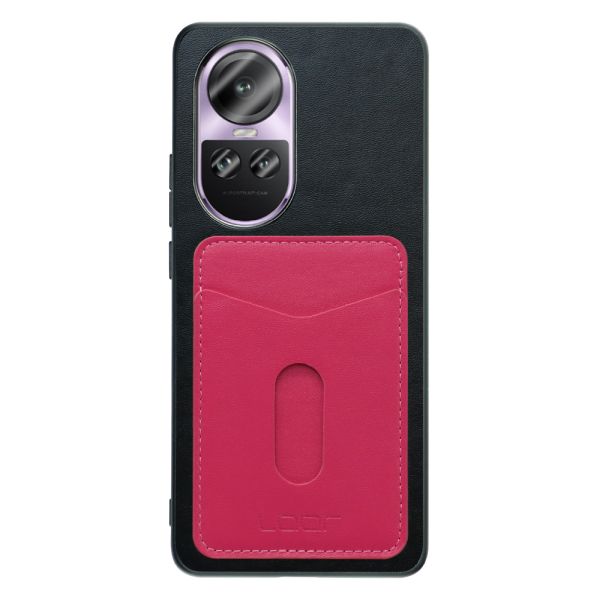 [ LOOF PASS-SHELL スライド] OPPO Reno10 Pro 5G Reno10 Pro 10Pro スマホケース 背面 ケース カバー ハードケース カード収納 カードホルダー ストラップホール [ OPPO Reno10 Pro 5G ]