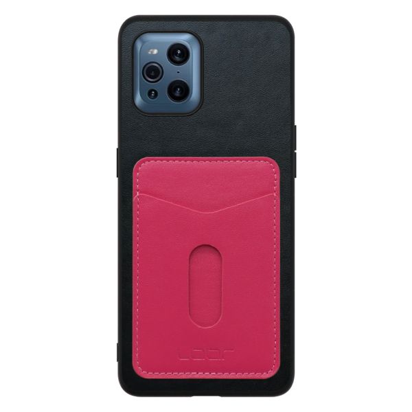 [ LOOF PASS-SHELL スライド] OPPO Find X3 Pro OPG03 findx3pro x3pro findx3 スマホケース 背面 ケース カバー ハードケース カード収納 カードホルダー ストラップホール [ OPPO Find X3 Pro ]