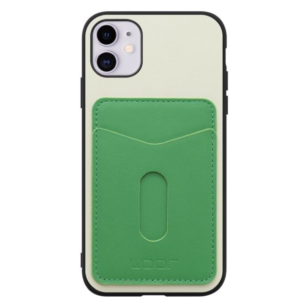 [ LOOF PASS-SHELL スライド] iPhone 11 iPhone11 スマホケース 背面 ケース カバー ハードケース カード収納 カードホルダー ストラップホール [ iPhone 11 ]