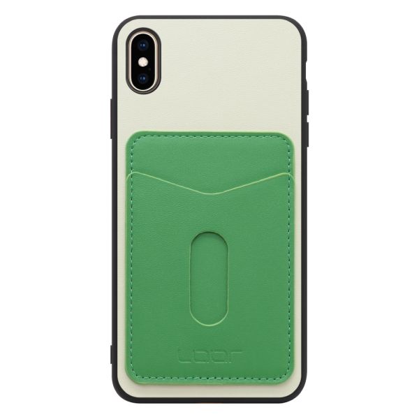[ LOOF PASS-SHELL スライド] iPhone XS Max iPhonexsmax xsmax スマホケース 背面 ケース カバー ハードケース カード収納 カードホルダー ストラップホール [ iPhone XS Max ]