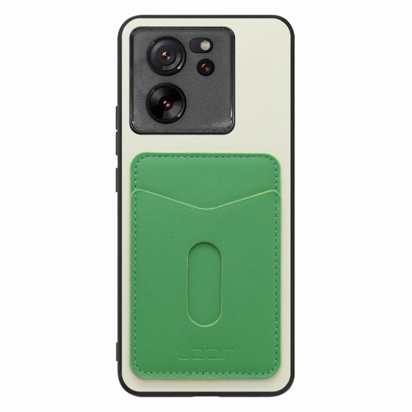 [ LOOF PASS-SHELL スライド] Xiaomi 13T / 13T Pro XIG04 13 T 13TPro スマホケース 背面 ケース カバー ハードケース カード収納 カードホルダー ストラップホール [ Xiaomi 13T / 13T Pro ]