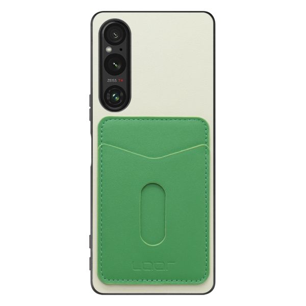 [ LOOF PASS-SHELL スライド] Xperia 1 V 1V xperia1V スマホケース 背面 ケース カバー ハードケース カード収納 カードホルダー ストラップホール [ Xperia 1 V ]