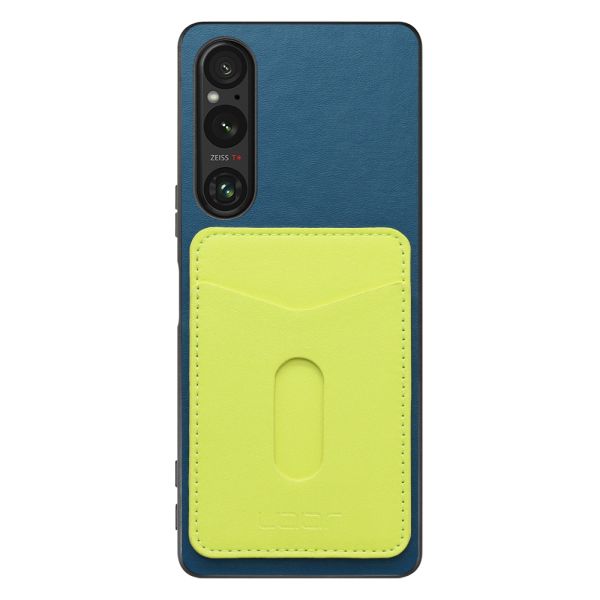 [ LOOF PASS-SHELL スライド] Xperia 1 V 1V xperia1V スマホケース 背面 ケース カバー ハードケース カード収納 カードホルダー ストラップホール [ Xperia 1 V ]