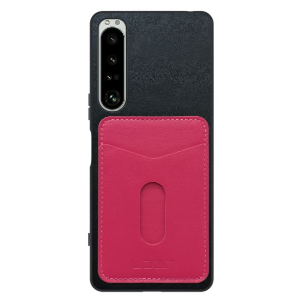 [ LOOF PASS-SHELL スライド] Xperia 1 IV SO-51C / SOG06 xperia1Ⅳ 1Ⅳ xperia1 スマホケース 背面 ケース カバー ハードケース カード収納 カードホルダー ストラップホール [ Xperia 1 IV ]