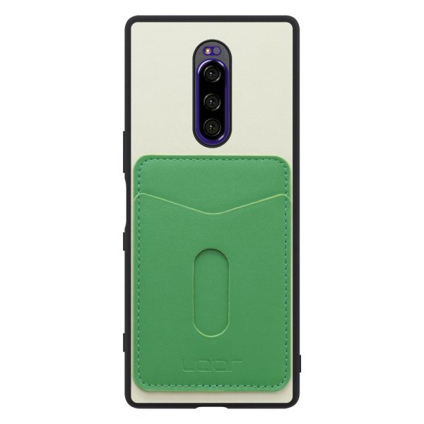 [ LOOF PASS-SHELL スライド] Xperia 1 / 1 Professional Edition xperia1 スマホケース 背面 ケース カバー ハードケース カード収納 カードホルダー ストラップホール [ Xperia 1 / 1 Professional Edition ]