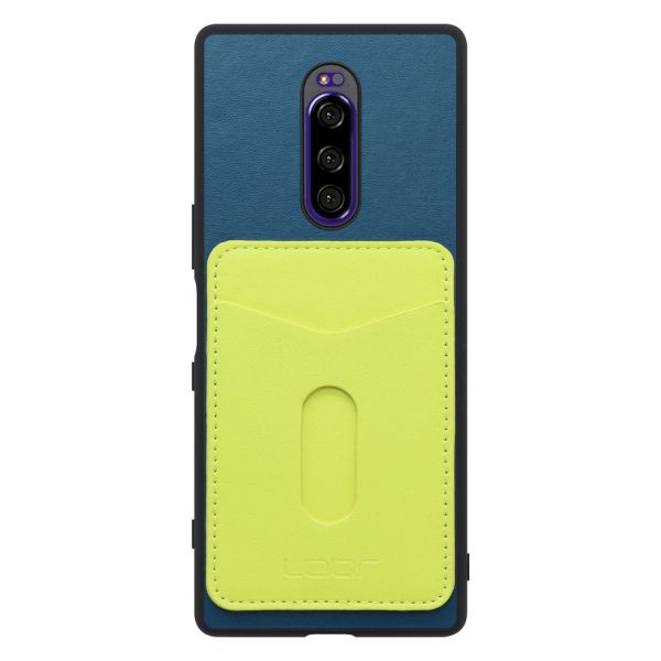 [ LOOF PASS-SHELL スライド] Xperia 1 / 1 Professional Edition xperia1 スマホケース 背面 ケース カバー ハードケース カード収納 カードホルダー ストラップホール [ Xperia 1 / 1 Professional Edition ]
