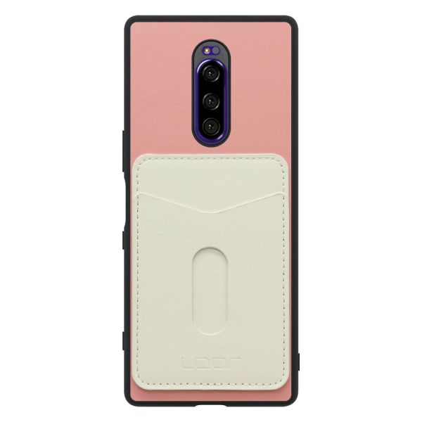[ LOOF PASS-SHELL スライド] Xperia 1 / 1 Professional Edition xperia1 スマホケース 背面 ケース カバー ハードケース カード収納 カードホルダー ストラップホール [ Xperia 1 / 1 Professional Edition ]