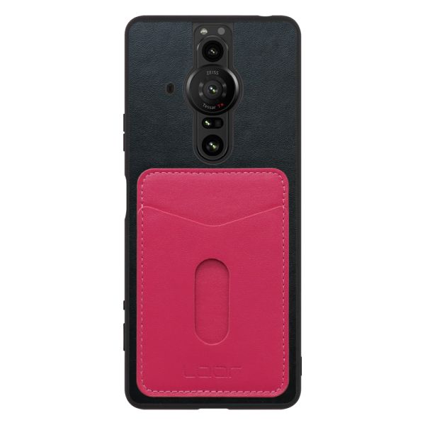 [ LOOF PASS-SHELL スライド] Xperia PRO-I XQ-BE42 proi xperiaproi スマホケース 背面 ケース カバー ハードケース カード収納 カードホルダー ストラップホール [ Xperia PRO-I ]