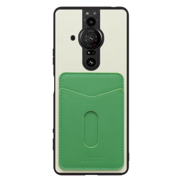 [ LOOF PASS-SHELL スライド] Xperia PRO-I XQ-BE42 proi xperiaproi スマホケース 背面 ケース カバー ハードケース カード収納 カードホルダー ストラップホール [ Xperia PRO-I ]