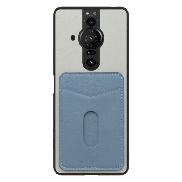 [ LOOF PASS-SHELL スライド] Xperia PRO-I XQ-BE42 proi xperiaproi スマホケース 背面 ケース カバー ハードケース カード収納 カードホルダー ストラップホール [ Xperia PRO-I ]