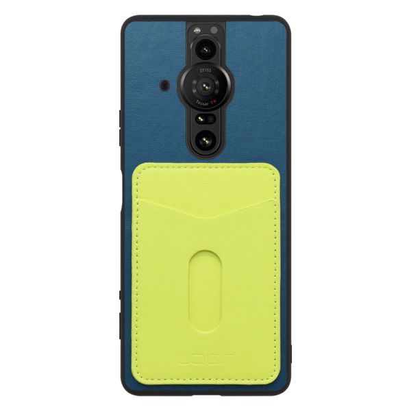 [ LOOF PASS-SHELL スライド] Xperia PRO-I XQ-BE42 proi xperiaproi スマホケース 背面 ケース カバー ハードケース カード収納 カードホルダー ストラップホール [ Xperia PRO-I ]