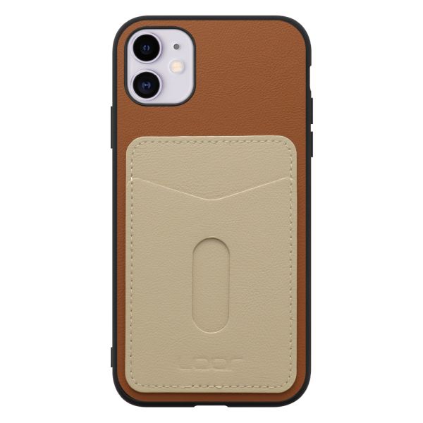 [ LOOF PASS-SHELL (LEATHER Ver.) スライド ] iPhone 11 iPhone11 スマホケース 背面 ケース カバー ハードケース カード収納 カードホルダー ストラップホール [ iPhone 11 ]