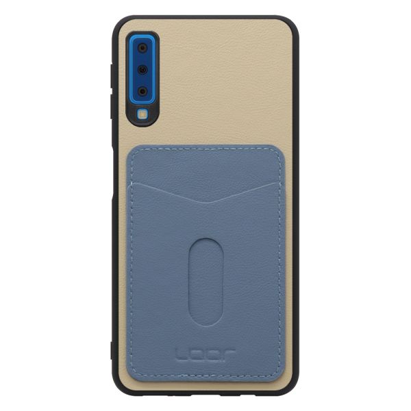 [ LOOF PASS-SHELL (LEATHER Ver.) スライド ] Galaxy A7 SM-A750C galaxya7 スマホケース 背面 ケース カバー ハードケース カード収納 カードホルダー ストラップホール [ Galaxy A7 ]