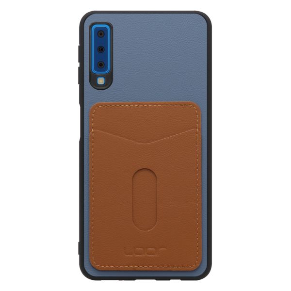 [ LOOF PASS-SHELL (LEATHER Ver.) スライド ] Galaxy A7 SM-A750C galaxya7 スマホケース 背面 ケース カバー ハードケース カード収納 カードホルダー ストラップホール [ Galaxy A7 ]