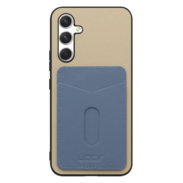 [ LOOF PASS-SHELL (LEATHER Ver.) スライド ] Galaxy A54 5G  スマホケース 背面 ケース カバー ハードケース カード収納 カードホルダー ストラップホール [ Galaxy A54 5G ]