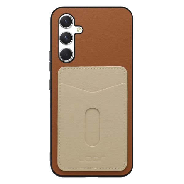 [ LOOF PASS-SHELL (LEATHER Ver.) スライド ] Galaxy A54 5G  スマホケース 背面 ケース カバー ハードケース カード収納 カードホルダー ストラップホール [ Galaxy A54 5G ]