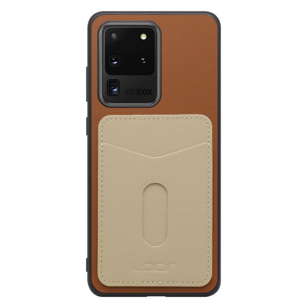 [ LOOF PASS-SHELL (LEATHER Ver.) スライド ] Galaxy S20 Ultra s20ultra スマホケース 背面 ケース カバー ハードケース カード収納 カードホルダー ストラップホール [ Galaxy S20 Ultra 5G ]