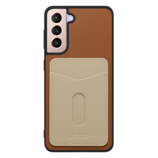 [ LOOF PASS-SHELL (LEATHER Ver.) スライド ] Galaxy S21+ 5G SCG10 s21plus s21 plus s21plus5g s21+5g スマホケース 背面 ケース カバー ハードケース カード収納 カードホルダー ストラップホール [ Galaxy S21+ 5G ]