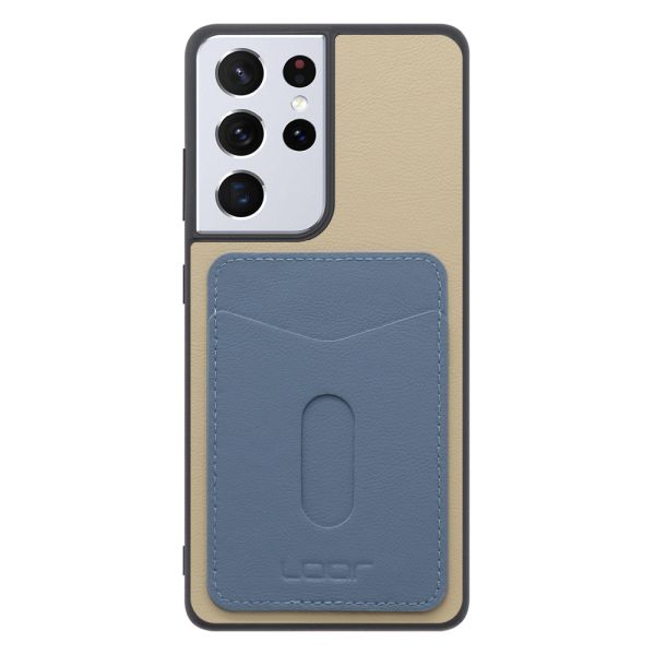 [ LOOF PASS-SHELL (LEATHER Ver.) スライド ] Galaxy S21 Ultra 5G SC-52B s21ultra5g s21ultra スマホケース 背面 ケース カバー ハードケース カード収納 カードホルダー ストラップホール [ Galaxy S21 Ultra 5G ]
