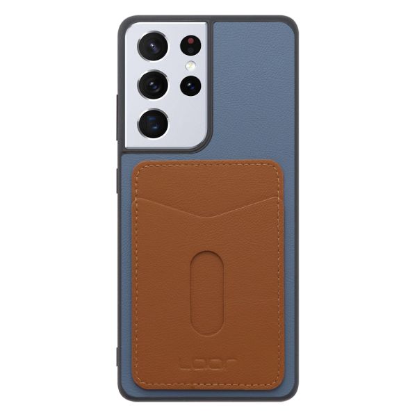 [ LOOF PASS-SHELL (LEATHER Ver.) スライド ] Galaxy S21 Ultra 5G SC-52B s21ultra5g s21ultra スマホケース 背面 ケース カバー ハードケース カード収納 カードホルダー ストラップホール [ Galaxy S21 Ultra 5G ]