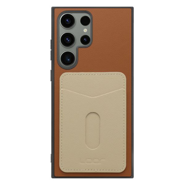 [ LOOF PASS-SHELL (LEATHER Ver.) スライド ] Galaxy S23 Ultra s23ultra スマホケース 背面 ケース カバー ハードケース カード収納 カードホルダー ストラップホール [ Galaxy S23 Ultra ]