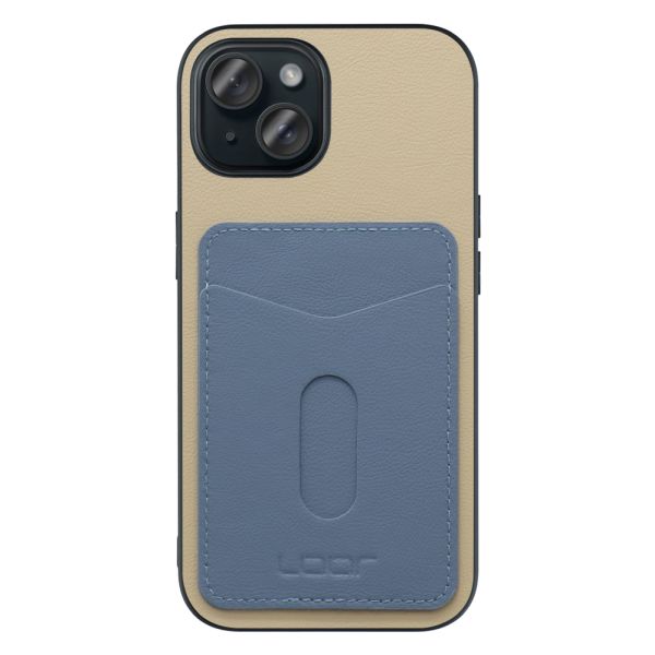 [ LOOF PASS-SHELL (LEATHER Ver.) スライド ] iPhone 15 iPhone15 アイフォン15 iPhone 15 アイフォン 15 スマホケース 背面 ケース カバー ハードケース カード収納 カードホルダー ストラップホール [ iPhone 15 ]