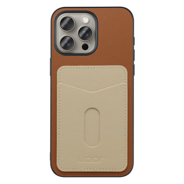 [ LOOF PASS-SHELL (LEATHER Ver.) スライド ] iPhone 15 Pro Max iPhone15 Pro Max アイフォン15 プロ マックス iPhone 15 15ProMax アイフォン 15 スマホケース 背面 ケース カバー ハードケース カード収納 カードホルダー ストラップホール [ iPhone 15 Pro Max ]