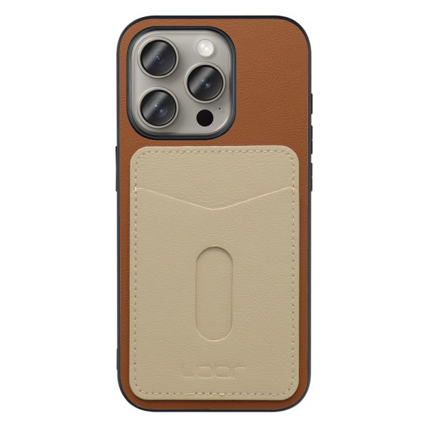 [ LOOF PASS-SHELL (LEATHER Ver.) スライド ] iPhone 15 Pro iPhone15 Pro アイフォン15 プロ iPhone 15 Pro 15Pro アイフォン 15 スマホケース 背面 ケース カバー ハードケース カード収納 カードホルダー ストラップホール [ iPhone 15 Pro ]