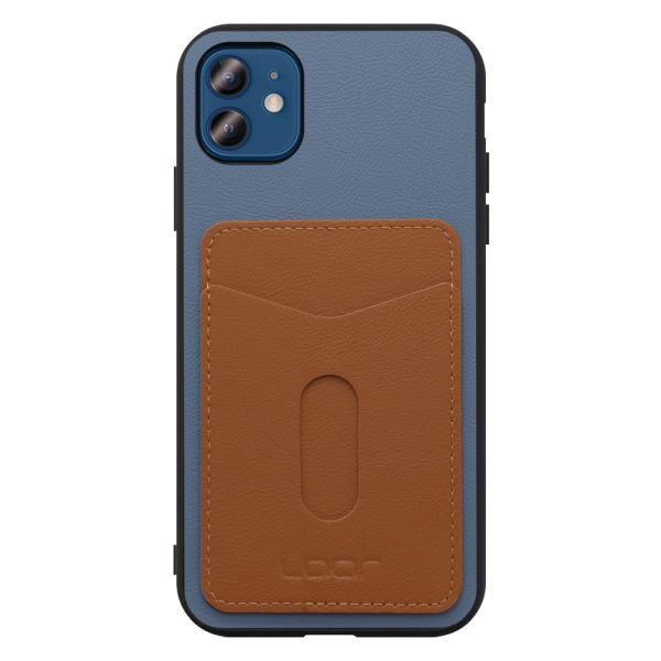 [ LOOF PASS-SHELL (LEATHER Ver.) スライド ] iPhone 12 / 12 Pro iphone12 iphone12pro 12pro 12プロ スマホケース 背面 ケース カバー ハードケース カード収納 カードホルダー ストラップホール [ iPhone 12 / 12 Pro ]