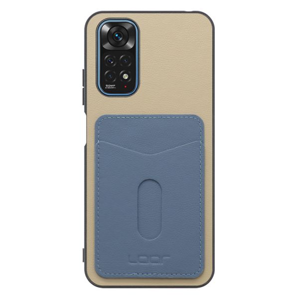 [ LOOF PASS-SHELL (LEATHER Ver.) スライド ] Xiaomi Redmi Note 11 redminote11 note11 スマホケース 背面 ケース カバー ハードケース カード収納 カードホルダー ストラップホール [ Redmi Note 11 ]