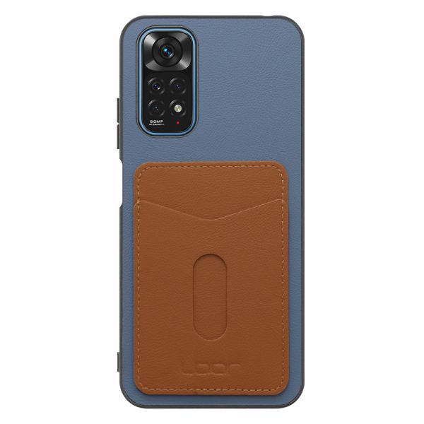 [ LOOF PASS-SHELL (LEATHER Ver.) スライド ] Xiaomi Redmi Note 11 redminote11 note11 スマホケース 背面 ケース カバー ハードケース カード収納 カードホルダー ストラップホール [ Redmi Note 11 ]