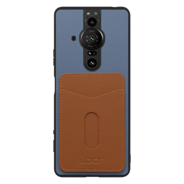 [ LOOF PASS-SHELL (LEATHER Ver.) スライド ] Xperia PRO-I XQ-BE42 proi xperiaproi スマホケース 背面 ケース カバー ハードケース カード収納 カードホルダー ストラップホール [ Xperia PRO-I ]