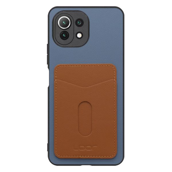 [ LOOF PASS-SHELL (LEATHER Ver.) スライド ] Xiaomi Mi 11 Lite 5G mi11lite5g 11lite スマホケース 背面 ケース カバー ハードケース カード収納 カードホルダー ストラップホール [ Mi 11 Lite 5G ]