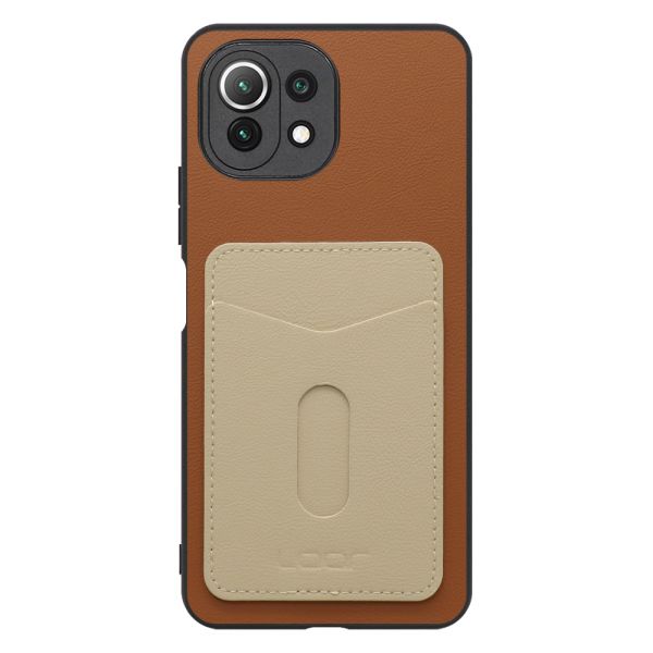 [ LOOF PASS-SHELL (LEATHER Ver.) スライド ] Xiaomi Mi 11 Lite 5G mi11lite5g 11lite スマホケース 背面 ケース カバー ハードケース カード収納 カードホルダー ストラップホール [ Mi 11 Lite 5G ]