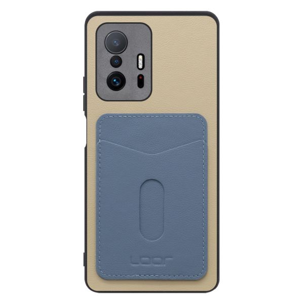 [ LOOF PASS-SHELL (LEATHER Ver.) スライド ] Xiaomi 11T / 11T Pro xiaomi11t xiaomi11tpro 11tpro スマホケース 背面 ケース カバー ハードケース カード収納 カードホルダー ストラップホール [ Xiaomi 11T / 11T Pro ]