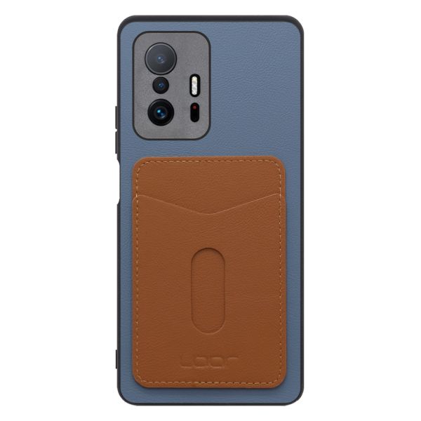 [ LOOF PASS-SHELL (LEATHER Ver.) スライド ] Xiaomi 11T / 11T Pro xiaomi11t xiaomi11tpro 11tpro スマホケース 背面 ケース カバー ハードケース カード収納 カードホルダー ストラップホール [ Xiaomi 11T / 11T Pro ]