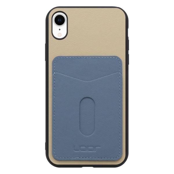 [ LOOF PASS-SHELL (LEATHER Ver.) スライド ] iPhone XR iPhonexr スマホケース 背面 ケース カバー ハードケース カード収納 カードホルダー ストラップホール [ iPhone XR ]