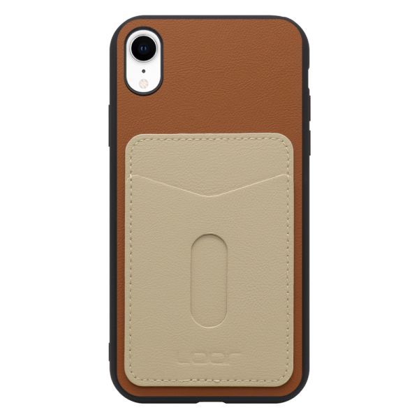 [ LOOF PASS-SHELL (LEATHER Ver.) スライド ] iPhone XR iPhonexr スマホケース 背面 ケース カバー ハードケース カード収納 カードホルダー ストラップホール [ iPhone XR ]
