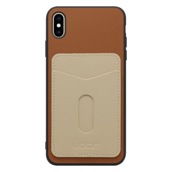 [ LOOF PASS-SHELL (LEATHER Ver.) スライド ] iPhone XS Max iPhonexsmax xsmax スマホケース 背面 ケース カバー ハードケース カード収納 カードホルダー ストラップホール [ iPhone XS Max ]