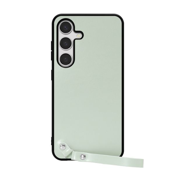 [ LOOF MACARON-SHELL ] Galaxy S24 s24 スマホケース 背面 ケース カバー ハードケース ストラップ付き 本革 ストラップホール [ Galaxy S24 ]