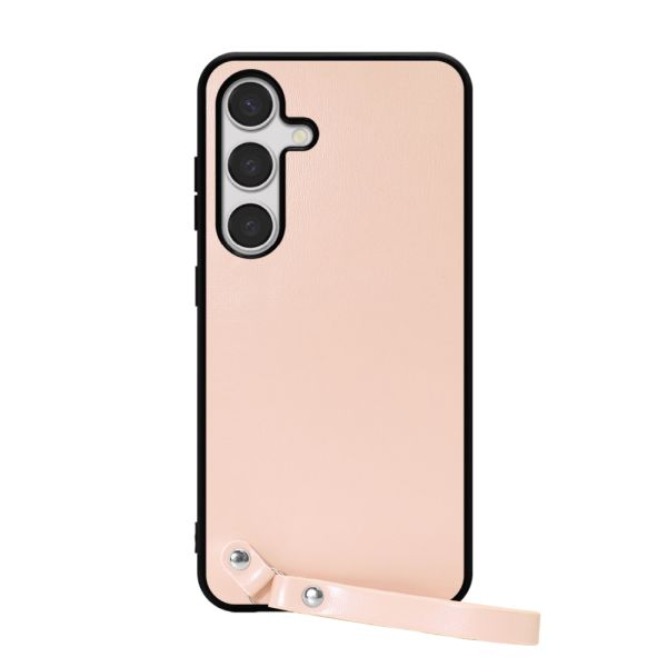 [ LOOF MACARON-SHELL ] Galaxy S24 s24 スマホケース 背面 ケース カバー ハードケース ストラップ付き 本革 ストラップホール [ Galaxy S24 ]