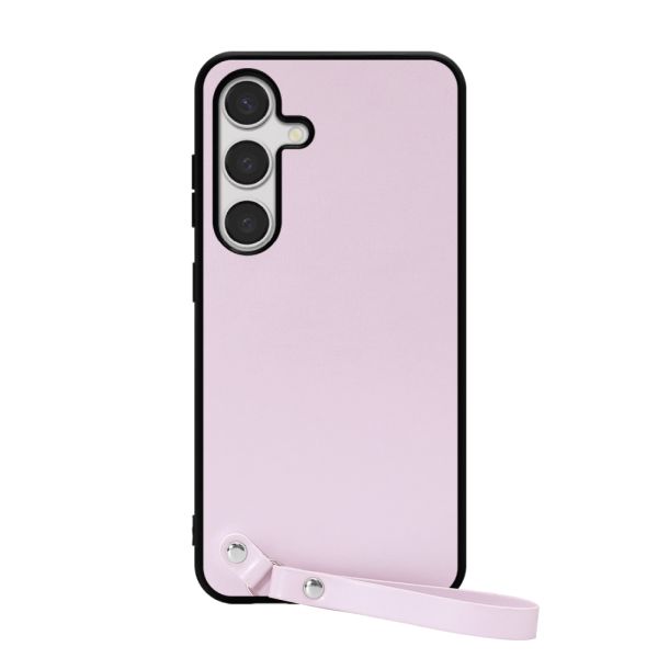 [ LOOF MACARON-SHELL ] Galaxy S24 s24 スマホケース 背面 ケース カバー ハードケース ストラップ付き 本革 ストラップホール [ Galaxy S24 ]