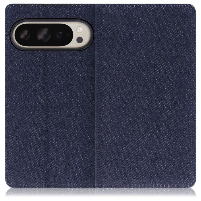 [ LOOF DENIM ] Google Pixel 9 / 9 Pro Google Pixel9 Pixel9pro ピクセル9 ピクセル9プロ スマホケース ケース カバー 手帳型ケース カード収納 マグネット付き デニム ベルトなし [ Google Pixel 9 / 9 Pro ]
