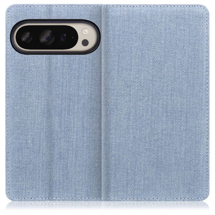 [ LOOF DENIM ] Google Pixel 9 / 9 Pro Google Pixel9 Pixel9pro ピクセル9 ピクセル9プロ スマホケース ケース カバー 手帳型ケース カード収納 マグネット付き デニム ベルトなし [ Google Pixel 9 / 9 Pro ]